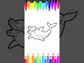 Learn to Draw a Cute Dolphin Easy Drawing Tutorial for Kids and Toddlers