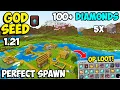 Download Lagu 🔥 Ultimate [God Seed] For Minecraft 1.21 Bedrock \u0026 PE | Best Diamonds Survival Seed 1.21.101
