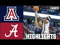 Arizona Wildcats vs Alabama Crimson Tide Full Game Highlights ESPN College Basketball