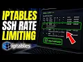 How to authorize using iptables for secure SSH rate limiting - Quick Tutorial