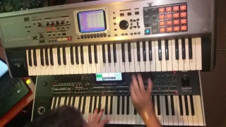 سيد الحبايب يا ضنايا انت عزف وتوزيع الفنان سامرعلو KORG Pa4x Mg FANTOM SX 