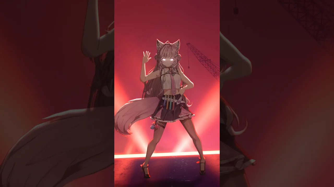 Distortion / Moona Hoshinova 踊ってみた！#DistortionMoona #ホロライブ #hololive #shorts #dance #踊ってみた #博衣こより