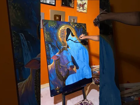 WhatsApp ✅+919516669295 to buy or order paintings #harharmahadev #shiva #acrylicpainting #artist