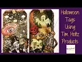 Halloween Tags using Tim Holtz and Ranger Ink Products