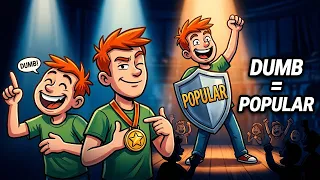 why the dumbest character always becomes the most popular