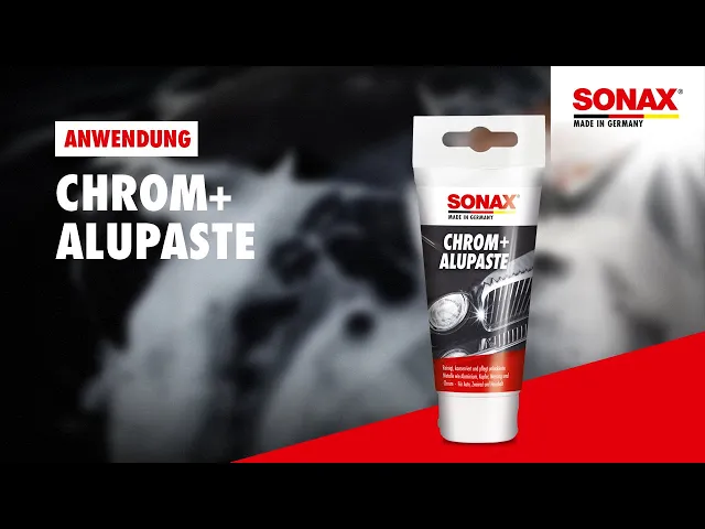Pasta SONAX, 75 ml, chromuotiems ir aliuminiams paviršiams valyti