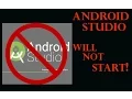 Android Studio Won t Start SOLVED java lang ClassNotFoundException