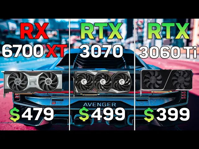 RX 6700 XT vs RTX 3070 vs RTX 3060 Ti 1080p  1440p - 8 Games Test
