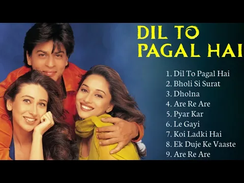 Download MP3 Dil To Pagal Hai Movie All Songs || Audio Jukebox || Shahrukh Khan &  Madhuri Dixit,Karishma