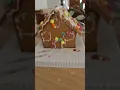 Gingerbread house decorating