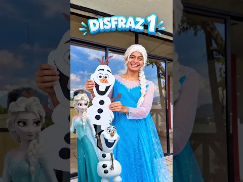 Día 1/31 disfrazándome y hoy tocó de ELSA DE FROZEN😱 #humor #halloween