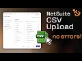 How to Import CSV Records in NetSuite Step-by-Step