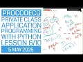 ProCodeCG Private Coding Class - Application Programming