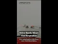 North Dakota nearly drives into first reponders in snowy conditions
