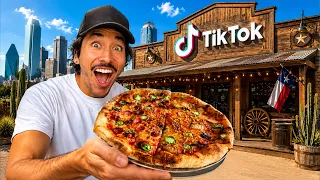 Eating at VIRAL Restaurants For 24 Hours Dallas Texas