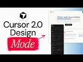 How to Design ANY APP in 10 Minutes Using Cursor Design Mode