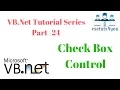 Vb net Tutorial Series Part 24 Checkbox Control