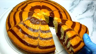 كيكة التاجر ب٢ بيضة هقوليك السر عشان الطبقات تكون مظبوطه هشه وطريه واسفنجيه مرتفعه وفي الخلاط 