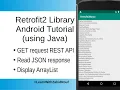 Retrofit2 Android Tutorial GET Request REST API
