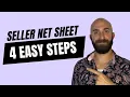 You re Probably Overthinking the Seller Net Sheet