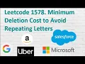 Leetcode 1578 Minimum Deletion Cost to Avoid Repeating Letters