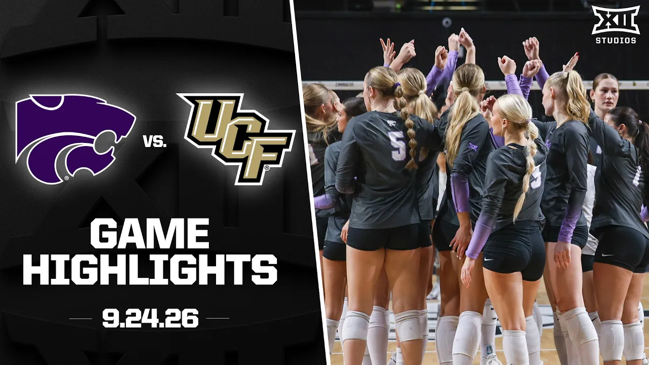 Kansas State vs. UCF Highlights (9.24.26) | 2026 Big 12 Volleyball