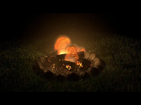 3D Portfolio: Cinema 4D Fire Pit Final Render