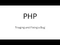 Development Triaging an Xdebug issue but fixing a PHP bug