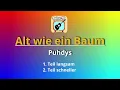 Alt wie ein Baum - Puhdys, Cover, Akkorde, Text - einfach mitspielen!