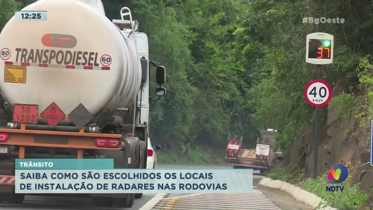 Saiba como são escolhidos os locais de instalação de radares nas rodovias
