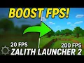 200 FPS in Minecraft Java Best Optimization Settings Zalith Launcher 2