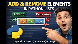 Python List Add Remove Methods Explained append insert remove pop Easy