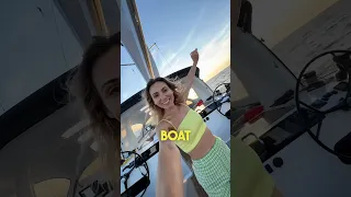 Could you live on this boat?! ⛵️😱😲 #shorts