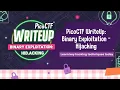 Tutorial PicoCTF 2025 202 Binary Exploitation hijacking