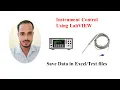 Instrument control and Data Acquisition Using LabVIEW Program