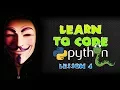 Learn Python Programming For Hackers - Lesson 4