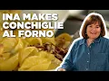 Ina Garten Makes Conchiglie al Forno with Mushrooms Radicchio Barefoot Contessa Food Network