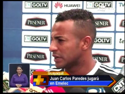 Juan Carlos Paredes jugará en Emelec