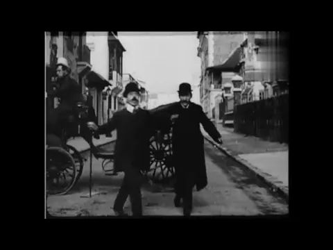 Pédalard boit l'obstacle (1907) Biker Does the Impossible (Pathé)