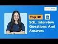 SQL Interview Questions And Answers SQL Interview Questions For Freshers Simplilearn
