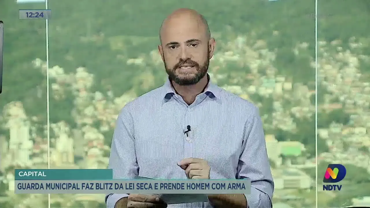 Blitz Lei Seca: guarda municipal prende homem com arma em Florianópolis