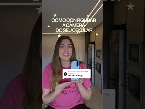 COMO CONFIGURAR A CÂMERA DO A57 PRA SHOW