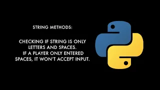 How to Use isalpha and isspace Together Let s Learn Python
