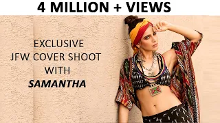 samantha gorgeous photoshoot jfw cover photoshoot with samantha samantha jfw magazine