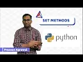 Python Set Methods SET Data Type Python Tutorial with Practice Problems Education Unplugged