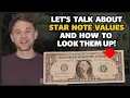 STAR NOTES - WHAT ARE THEY WORTH HOW TO LOOK UP VALUE