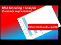 RFM Analysis in Python Customer Segmentation Tutorial for Data Analytics
