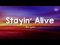 Download Lagu Bee Gees - Stayin' Alive [Lyrics]