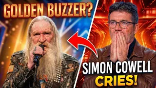 simon cowell cant stop crying michael bennett sings after i pass away americas got talent agt 