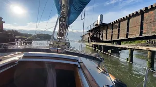 Sailing through the C&D canal to Cape May